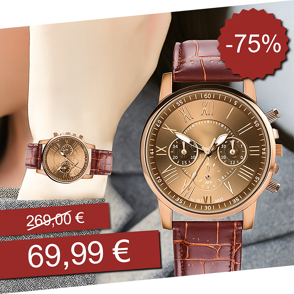 Montre de Luxe Marron